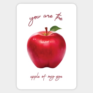 Apple of my eye Sticker